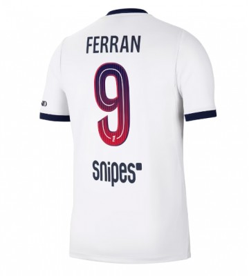Paris Saint-Germain Ferran Torres #9 Udebanetrøje 2026-27 Kortærmet Paris Saint-Germain Ferran Torres #9 Udebanetrøje 2026-27 Kortærmet